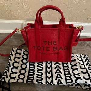 Marc Jacobs Bold Red Tote Bag